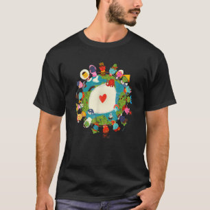 Kids Children Love The Planet Earth World Peace T-Shirt