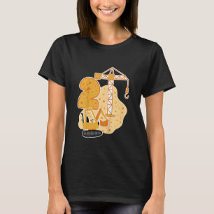 Kids Children s Birthday 2nd Birthday Digger Crane T-Shirt