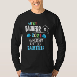 Kids Children's Mini Builder Idea Topping Party H T-Shirt