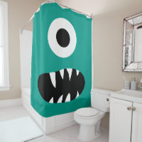 Kids Choose Colour Monster Face One Eyed Green
