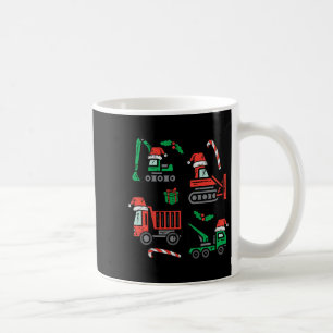 Kids Christmas Construction Vehicles Truck Xmas Bo Coffee Mug