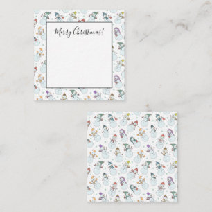 Kids Christmas Cute Snowman in Hats Card