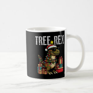 Kids Christmas Dinosaur Tree Rex Xmas Trex Toddler Coffee Mug