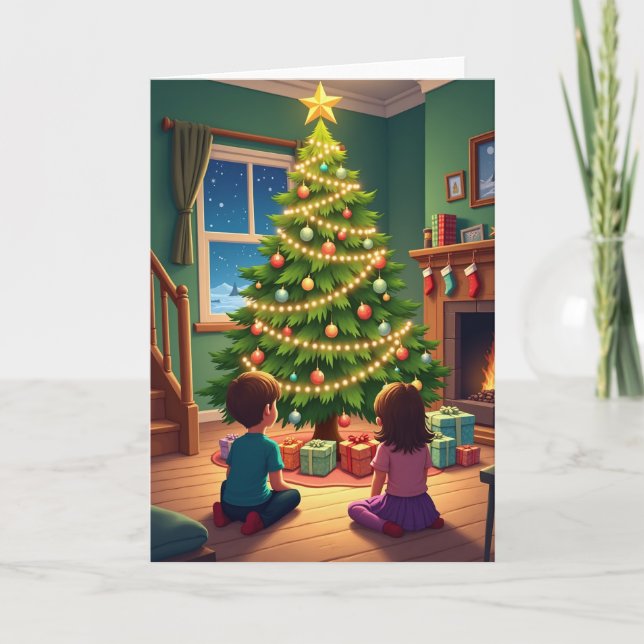 Kids Christmas Eve Magic Card (Front)