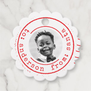 Kids Christmas Favour Tags
