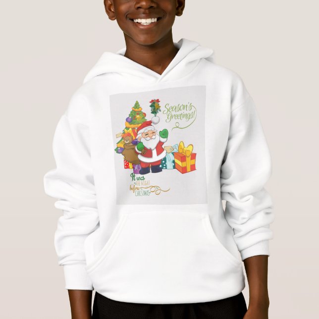 Kids Christmas hoodie (Front)
