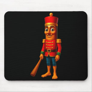 Kids Christmas Pajama Tung Sahur Nutcracker Brainr Mouse Mat
