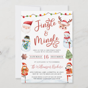 Kids Christmas Party Invitation