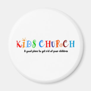 Kids Church Christian Gift Magnet