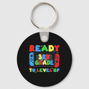 Kids Ck To School 3rd Grade Ready To Level Up Game Key Ring