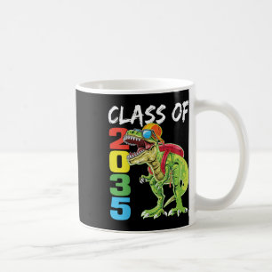 Kids Cl Of 2035 T Rex Dinosaur First Day Of Kinder Coffee Mug