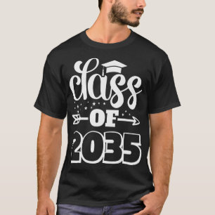 Kids Class Of 2035, 1st Day Of School, First Day O T-Shirt