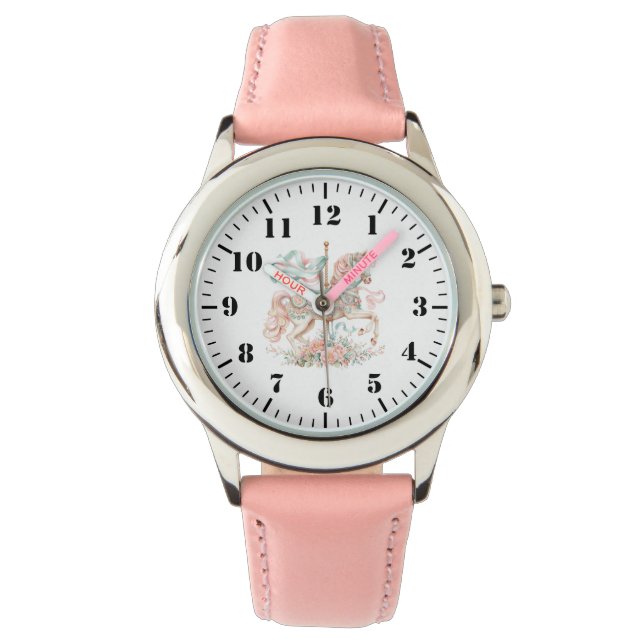 Kids Classic Leather Watch (Front)