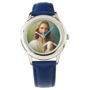 Kids Classic Leather Watch-Jesus Watch