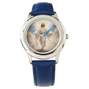 Kids Classic Leather Watch-Jesus Watch