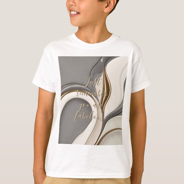 Kids classic t-shirt in stylish graphic (Front)