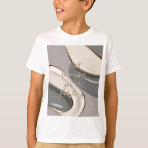 Kids classic t-shirt in stylish graphic