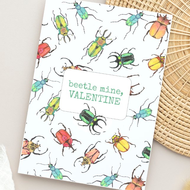Kids Classroom Lovebug Valentine's Day Holiday Card (Creator Uploaded)