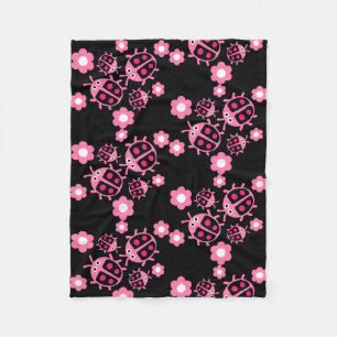Kids Coccinellidae ladybug  Fleece Blanket