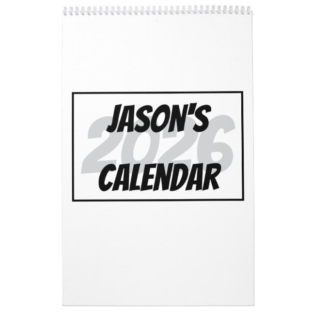 Kids - Colour your own blank Calendar (Cover)