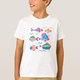 Kids Colourful Fish Yellowstone T-shirt