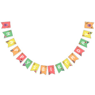 Kids Colourful Halloween Costume Party Bunting