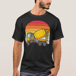 Kids concrete mixer truck child gift toy motive co T-Shirt