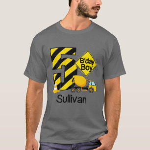 Kids Construction 5Th Birthday Sullivan Boys 5 Yea T-Shirt