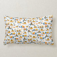 Kids Construction Dump Trucks Vehicle Pattern