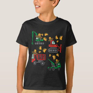 Kids Construction Truck Bulldozer Cinco De Mayo Ki T-Shirt