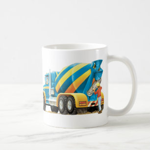Kids Construction Truck Concrete Mixer Mug