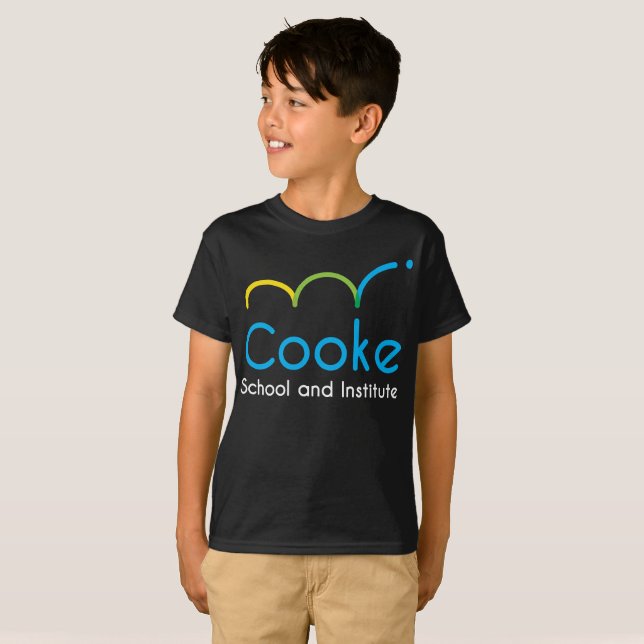 KIDS Cooke T-Shirt, Black T-Shirt (Front Full)