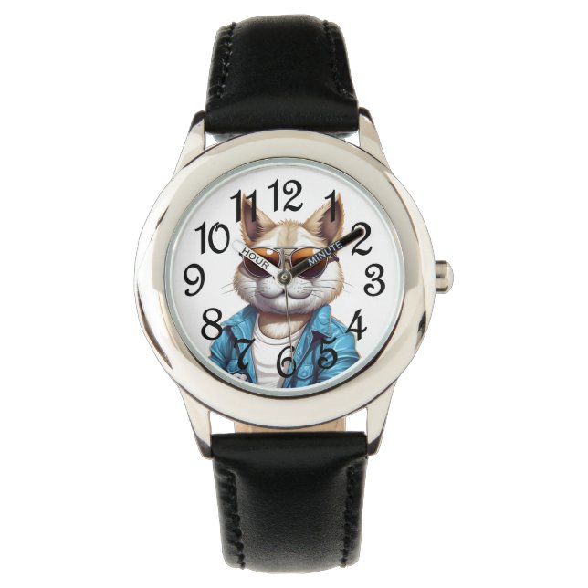 Kids Cool Cat Watch (Front)