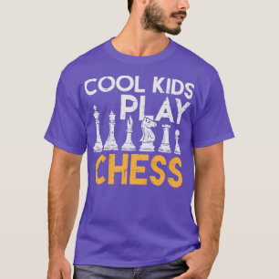Kids Cool Kids Play Chess Club Player Master Boys T-Shirt