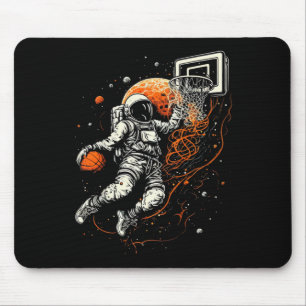 Kids Cool Space Basketball with Astronaut Mouse Mat