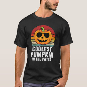 Kids Coolest Pumpkin In The Patch Boys Girls Hallo T-Shirt