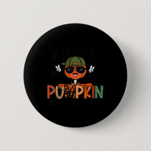Kids Coolest Pumpkin In The Patch Halloween Boys G 6 Cm Round Badge