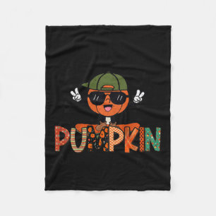 Kids Coolest Pumpkin In The Patch Halloween Boys G Fleece Blanket