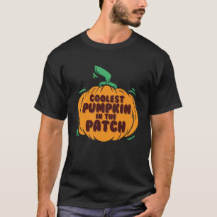 Kids Coolest Pumpkin In The Patch Halloween Costum T-Shirt