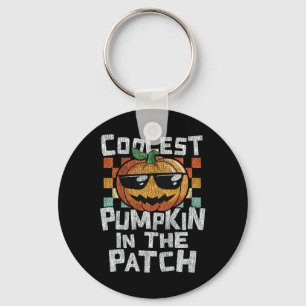 Kids Coolest Pumpkin In The Patch Toddler Boys Hal Key Ring