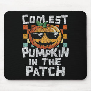 Kids Coolest Pumpkin In The Patch Toddler Boys Hal Mouse Mat