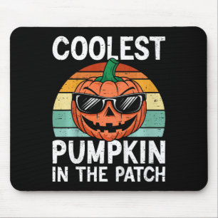 Kids Coolest Pumpkin In The Patch Toddler Boys Hal Mouse Mat