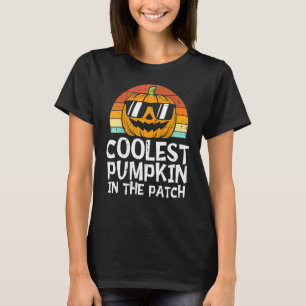 Kids Coolest Pumpkin In The Patch Toddler Boys Hal T-Shirt