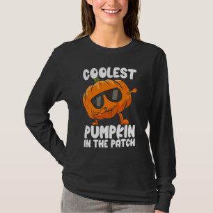Kids Coolest Pumpkin In The Patch Toddler Boys Hal T-Shirt