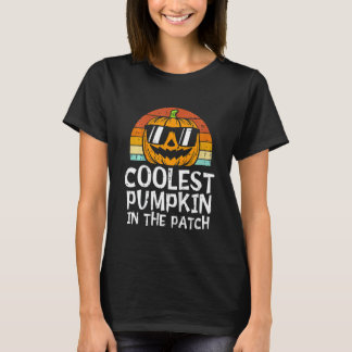 Kids Coolest Pumpkin In The Patch Toddler Boys Hal T-Shirt