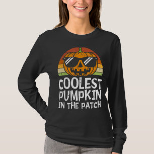 Kids Coolest Pumpkin In The Patch Toddler Boys Hal T-Shirt