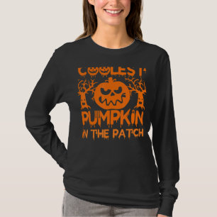 Kids Coolest Pumpkin In The Patch Toddler Boys Hal T-Shirt