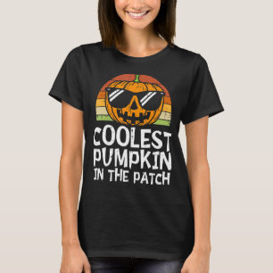 Kids Coolest Pumpkin In The Patch Toddler Boys Hal T-Shirt