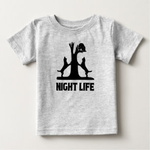 Kids Coon Hunting Night Life Hounds Treeing Baby T-Shirt