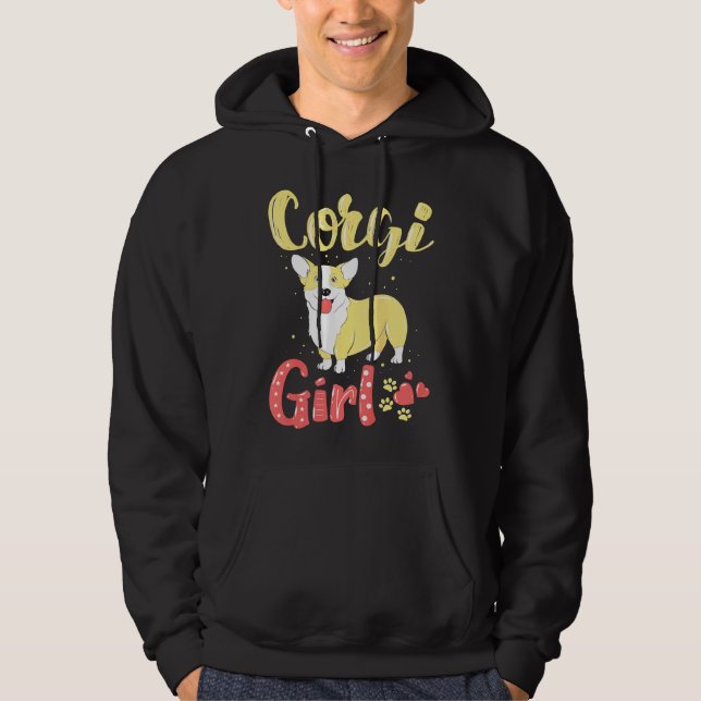 Kids Corgi Hoodie (Front)